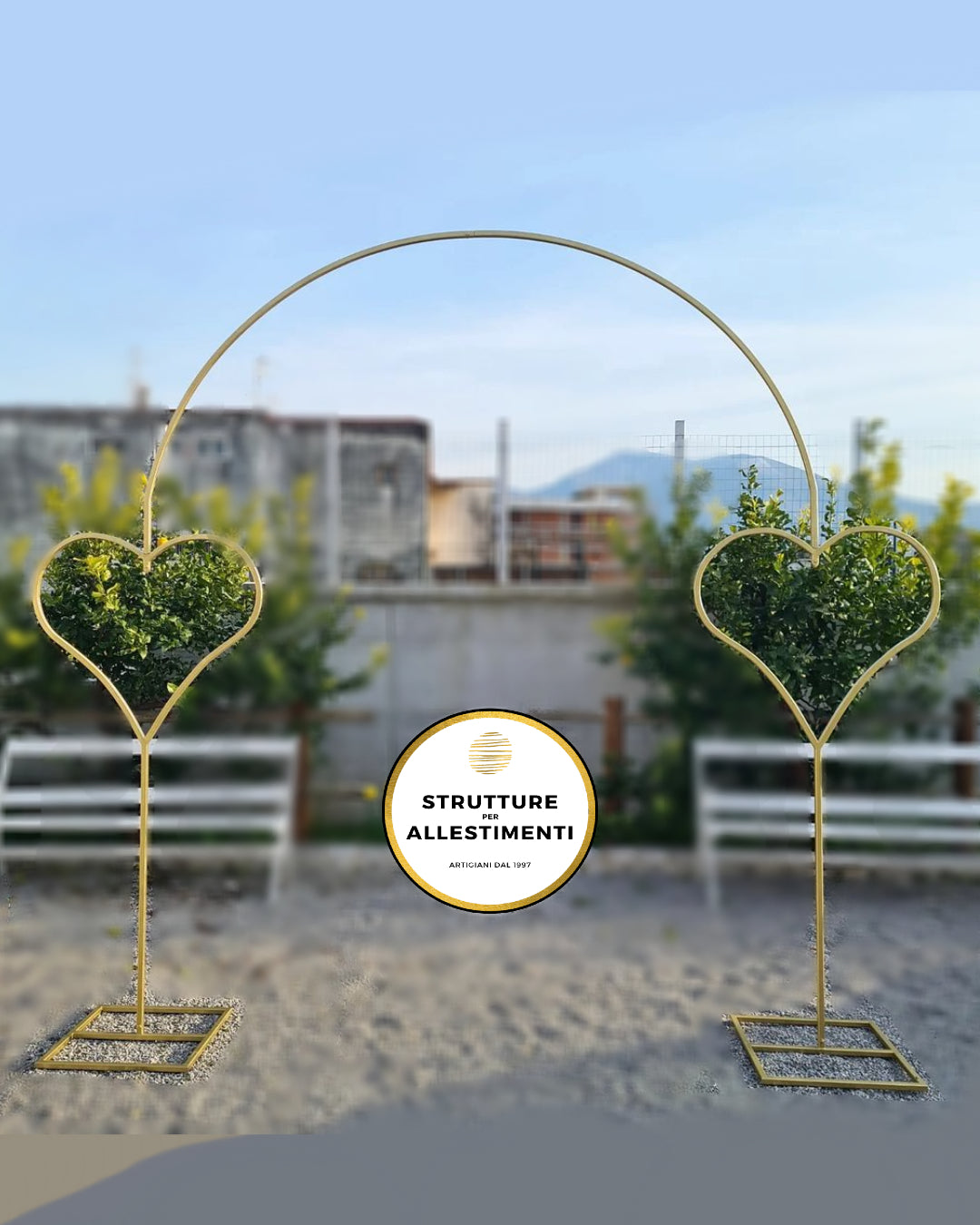 ARCO CON 2 CUORI